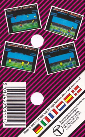 Pogostick Olympics (UK) (1987) box cover back